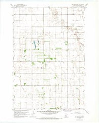Wolverton SE Minnesota Historical topographic map, 1:24000 scale, 7.5 X 7.5 Minute, Year 1966