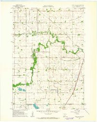Wood Lake NW Minnesota Historical topographic map, 1:24000 scale, 7.5 X 7.5 Minute, Year 1962