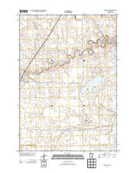 Wood Lake Minnesota Historical topographic map, 1:24000 scale, 7.5 X 7.5 Minute, Year 2013