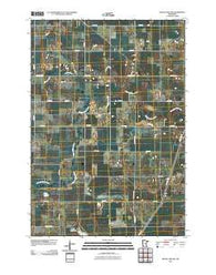 Wood Lake NW Minnesota Historical topographic map, 1:24000 scale, 7.5 X 7.5 Minute, Year 2010