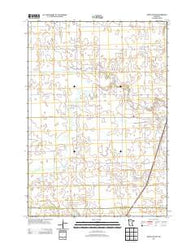 Wood Lake NW Minnesota Historical topographic map, 1:24000 scale, 7.5 X 7.5 Minute, Year 2013