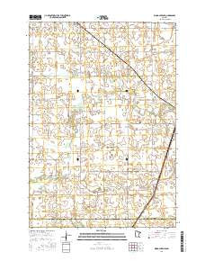 Wood Lake NW Minnesota Current topographic map, 1:24000 scale, 7.5 X 7.5 Minute, Year 2016