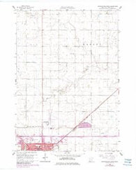 Worthington North Minnesota Historical topographic map, 1:24000 scale, 7.5 X 7.5 Minute, Year 1960