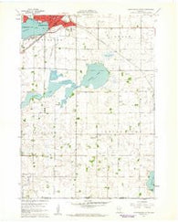Worthington South Minnesota Historical topographic map, 1:24000 scale, 7.5 X 7.5 Minute, Year 1960