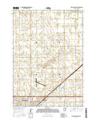 Worthington North Minnesota Current topographic map, 1:24000 scale, 7.5 X 7.5 Minute, Year 2016