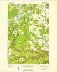 Wrenshall Minnesota Historical topographic map, 1:24000 scale, 7.5 X 7.5 Minute, Year 1954
