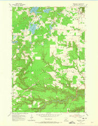 Wrenshall Minnesota Historical topographic map, 1:24000 scale, 7.5 X 7.5 Minute, Year 1954