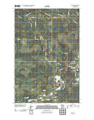 Wright Minnesota Historical topographic map, 1:24000 scale, 7.5 X 7.5 Minute, Year 2010