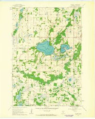 Wyanett Minnesota Historical topographic map, 1:24000 scale, 7.5 X 7.5 Minute, Year 1961