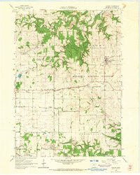 Wykoff Minnesota Historical topographic map, 1:24000 scale, 7.5 X 7.5 Minute, Year 1965