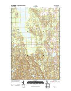 Zerkel Minnesota Historical topographic map, 1:24000 scale, 7.5 X 7.5 Minute, Year 2013