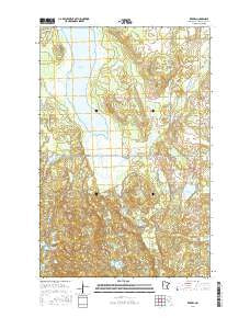Zerkel Minnesota Current topographic map, 1:24000 scale, 7.5 X 7.5 Minute, Year 2016