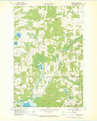 Zerkel NW Minnesota Historical topographic map, 1:24000 scale, 7.5 X 7.5 Minute, Year 1969