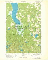 Zerkel Minnesota Historical topographic map, 1:24000 scale, 7.5 X 7.5 Minute, Year 1969