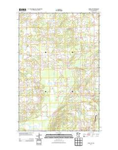 Zerkel NW Minnesota Historical topographic map, 1:24000 scale, 7.5 X 7.5 Minute, Year 2013
