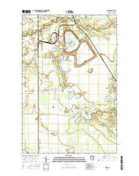 Zim Minnesota Current topographic map, 1:24000 scale, 7.5 X 7.5 Minute, Year 2016