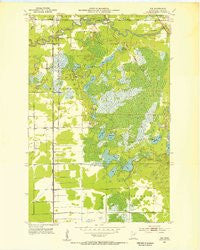 Zim Minnesota Historical topographic map, 1:24000 scale, 7.5 X 7.5 Minute, Year 1951