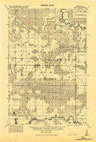 Zora Minnesota Historical topographic map, 1:62500 scale, 15 X 15 Minute, Year 1918