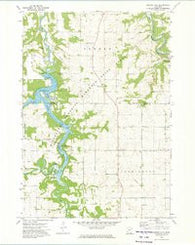 Zumbro Lake Minnesota Historical topographic map, 1:24000 scale, 7.5 X 7.5 Minute, Year 1972