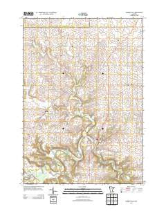 Zumbro Falls Minnesota Historical topographic map, 1:24000 scale, 7.5 X 7.5 Minute, Year 2013