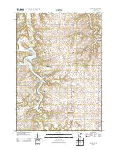 Zumbro Lake Minnesota Historical topographic map, 1:24000 scale, 7.5 X 7.5 Minute, Year 2013