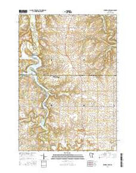 Zumbro Lake Minnesota Current topographic map, 1:24000 scale, 7.5 X 7.5 Minute, Year 2016