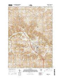 Zumbrota Minnesota Current topographic map, 1:24000 scale, 7.5 X 7.5 Minute, Year 2016