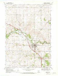 Zumbrota Minnesota Historical topographic map, 1:24000 scale, 7.5 X 7.5 Minute, Year 1968