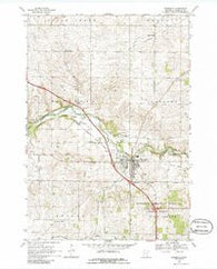 Zumbrota Minnesota Historical topographic map, 1:24000 scale, 7.5 X 7.5 Minute, Year 1968