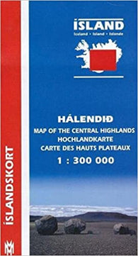 Buy map Hálendiskort/Highlands 1: 300 000 - Quarter map