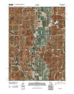 Akron Missouri Historical topographic map, 1:24000 scale, 7.5 X 7.5 Minute, Year 2010