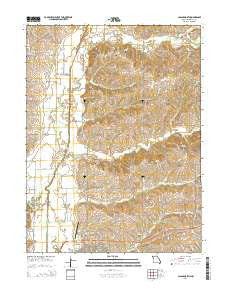 Albany North Missouri Current topographic map, 1:24000 scale, 7.5 X 7.5 Minute, Year 2014