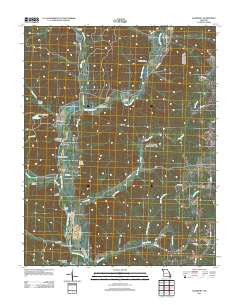 Allbright Missouri Historical topographic map, 1:24000 scale, 7.5 X 7.5 Minute, Year 2011
