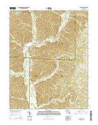 Allbright Missouri Current topographic map, 1:24000 scale, 7.5 X 7.5 Minute, Year 2015