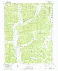 Allbright Missouri Historical topographic map, 1:24000 scale, 7.5 X 7.5 Minute, Year 1980