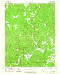 Alley Spring Missouri Historical topographic map, 1:24000 scale, 7.5 X 7.5 Minute, Year 1965