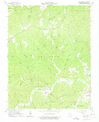 Alley Spring Missouri Historical topographic map, 1:24000 scale, 7.5 X 7.5 Minute, Year 1965