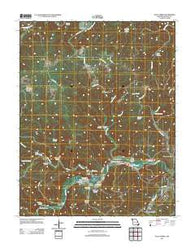 Alley Spring Missouri Historical topographic map, 1:24000 scale, 7.5 X 7.5 Minute, Year 2011