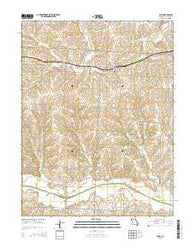 Alma Missouri Current topographic map, 1:24000 scale, 7.5 X 7.5 Minute, Year 2015