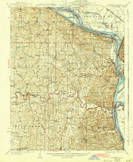 Altenburg Missouri Historical topographic map, 1:62500 scale, 15 X 15 Minute, Year 1925