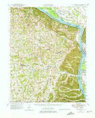 Altenburg Missouri Historical topographic map, 1:62500 scale, 15 X 15 Minute, Year 1947