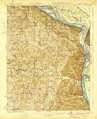 Altenburg Missouri Historical topographic map, 1:62500 scale, 15 X 15 Minute, Year 1925