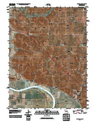 Amazonia Missouri Historical topographic map, 1:24000 scale, 7.5 X 7.5 Minute, Year 2010
