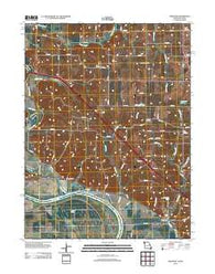 Amazonia Missouri Historical topographic map, 1:24000 scale, 7.5 X 7.5 Minute, Year 2012