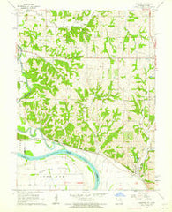 Amazonia Missouri Historical topographic map, 1:24000 scale, 7.5 X 7.5 Minute, Year 1961