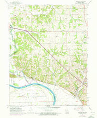 Amazonia Missouri Historical topographic map, 1:24000 scale, 7.5 X 7.5 Minute, Year 1961