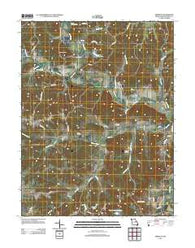 Americus Missouri Historical topographic map, 1:24000 scale, 7.5 X 7.5 Minute, Year 2012