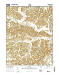 Americus Missouri Current topographic map, 1:24000 scale, 7.5 X 7.5 Minute, Year 2015