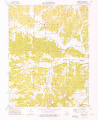 Americus Missouri Historical topographic map, 1:24000 scale, 7.5 X 7.5 Minute, Year 1974