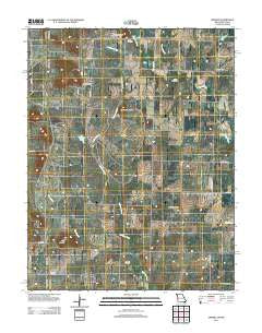 Amoret Missouri Historical topographic map, 1:24000 scale, 7.5 X 7.5 Minute, Year 2011